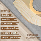 GSCIT Club Oak Edge Banding, 1 inch x 25ft roll of Veneer Edge Banding -Pre-glued Flexible, Real Wood Tape Banding for Cabinet Repair Furniture Restoration