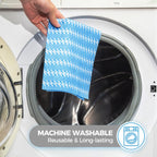 Disposable Dish Cloths,Multi use Reusable Cleaning Cloth,Machine Washable J Cloth,Heavy Duty Handy Cleaning Wipes 11.8" X 19.6" (Green 100 Count)