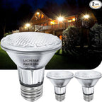 PAR20 Flood 39W 120V 480 Lumens Flood Light Bulbs, 2 Pcs PAR20 Range Hood Light Bulb with Dimmable E26 Base, Dimmable 2800K Warm White, Long Lasting for Indoor Spotlight, Range Hood, Recessed