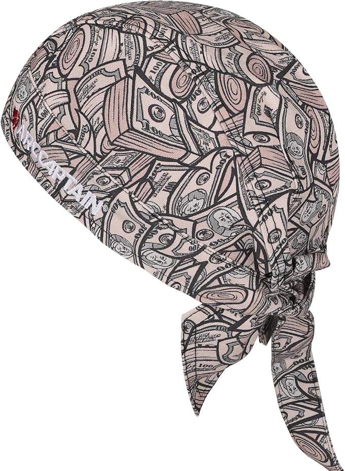 ARCCAPTAIN 2PC Welding Cap, Protective Welders Cap, Welding Hats for Men, Fireproof Cotton and Durable for Safety, Dollar, L Size