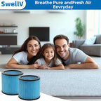 90304 Replacement Filter Compatible with Shop-Vac Shop Vac 90304, 90350, 90333,903-04-00, 9030400,fits most 5 Gallon and above Wet/Dry Vacuum Cleaners (2 Pack blue)