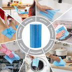 Disposable Cleaning Cloths Dry Handi Wipes Reusable Dish Cloths Multi Use Reusable Cleaning Towels,Machine Washable J cloth,Heavy Duty Handy Wipes 9.8" X 11.8" 200 Count in Total (2 Rolls)