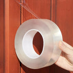 Transparent Window Weather Sealing Tape, 2IN x 16FT, Clear Window Draft Isolation Sealing Film Tape for Door Draft Stopper Adhesive Tape, Doors Windows and Shower Glass Gaps