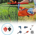 Clear Power 16 Gauge 3Prong Cords (16/3-3 Prong Grounded Plug, Orange, 25 ft)