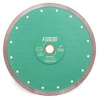 Diamond Porcelain Saw Blades - 9" Tile Blade 230MM Ceramic Cutting Disc with X Teeth Turbo Mesh Rim for Ceramic Tile Porcelain Granite Marbles