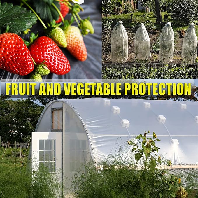 30 Pieces Plastic Drop Sheets for Painting, Waterproof and Dust-Proof Clear Cloth for Furniture Cover, 9x12 Feet Tarps