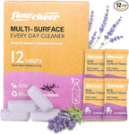 Multi Surface Cleaner Refills -All Purpose Cleaning Tablets-Makes 192 fl oz(12 x 16 Fl oz) Bottles of Spray Cleaner for Household&Kitchen Cleaning-Lavender Scent(Not Included Bottles)