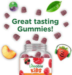 Lifeable Kids Calcium Magnesium and Vitamin D Gummies | Great Tasting Kids Calcium Gummies | for Tooth and Bone Health | Bone Strength Supplements for Kids | 90 Gummies