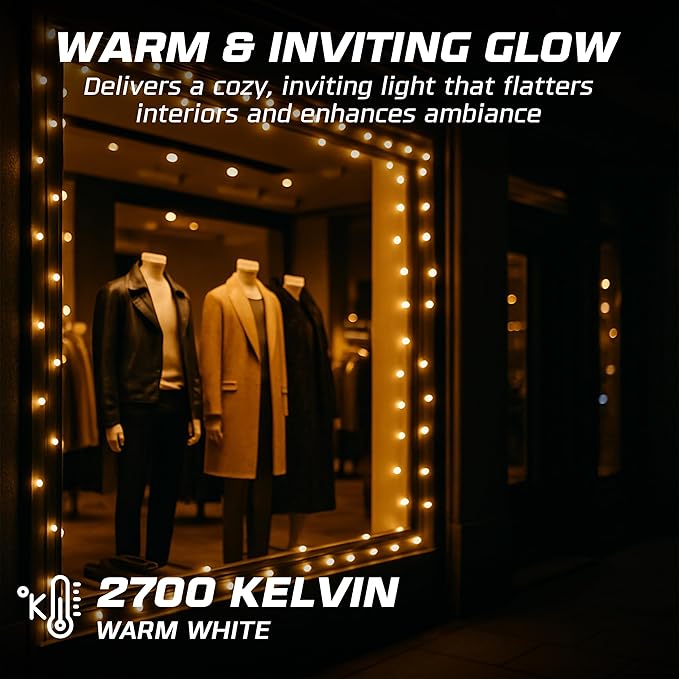 OHLECTRIC 10 Pack - S11 Clear Night Bulbs | Dimmable | 7.5W Incandescent Light Bulb with E26 Medium Base | 40 Lumens Brightness | 2700K Warm White Light for Home Illumination