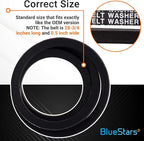 BlueStars 4-Pack Ultra Durable 27001006 Washer Drive Belt - Compatible with Amana Maytag Speed Queen Washers - Replaces 38174 WP27001006 40053601 40053606 PS11740577