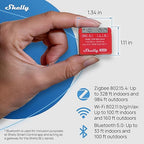 Shelly 1PM Mini Gen4 | Wi-Fi, Zigbee, Matter Smart Relay Switch with Power Metering, 1-Channel 8A | Home Automation | Alexa, SmartThings, Google Home, Apple HomeKit Compatible | iOS Android App