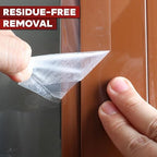 XFasten Transparent Window Weather Stripping Tape 2”x30yds (3-Pack Total 90yds), No Residue Insulation Tape for Windows and Doors, Winter Window Seal