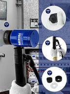 AMZCNC Hydraulic Knockout Hole Punch Driver Kit 1/2 to 2 inch Electrical Conduit Hole Cutter Set KO Tool Kit Metal Sheet Puncher (8TON(1/2"~2"))