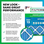 Filterbuy 20x21x1 Air Filter MERV 13 (MPR 1900) Health Defense Replacement (6-Pack), Electrostatic Pleated HVAC AC Furnace Filters, Made in USA (Actual Size: 19.50 x 20.50 x 0.75)