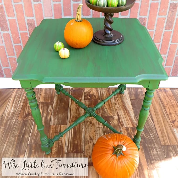 Dixie Belle Paint Company Chalk Finish Furniture Paint - Evergreen (16oz) - Matte Bold Green Chic Chalk Mineral DIY Furniture Paint