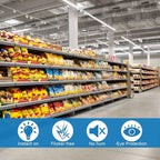 T8 LED Bulbs 4 Foot, 25-Pack 4FT LED Shop Light Tubes, 36W 4680LM 5000K Daylight White, T8 T10 T12 Fluorescent Replacement Bulbs, High Output V-Shaped, Remove Ballast, Double Ended Power