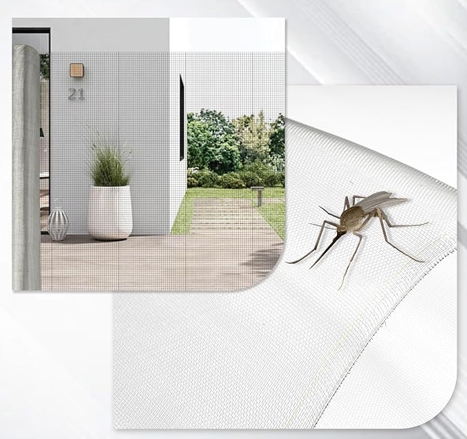 47 Inch X 98 Ft Stainless Steel Window Screen,304 Stainless Steel Mesh Window Screen Roll Stainless Steel Screen 20 Mesh Door Screen Replacement Mesh Roll for Screen Porch Pool Garden