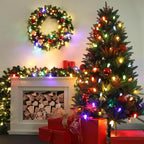 Meconard C7 Led Replacement Christmas Light Bulbs, C7 Shatterproof Led Bulbs for Christmas Indoor Outdoor String Lights, E12 Candelabra Base, Commercial Grade Holiday Bulbs, Multi-Color, 25 Pack