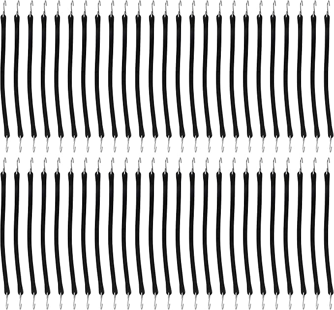 Miloo Rubber Bungee Cords with Hooks - Heavy Duty Tarp and Cargo Straps - Made in USA