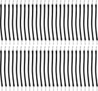 Miloo Rubber Bungee Cords with Hooks – Heavy-Duty EPDM Tarp Straps – 21-Inch, Pack of 50 – Made in USA