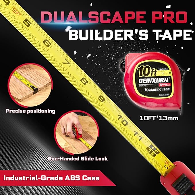 38Pcs Tools Set Packaged with Heavy-duty Tool Box, Include Screwdriver Bits, Nut Driver, Mini Ratchet Wrech, Quick change adapter,Tape Measure,Pliers Wrench and Bit Holder for Home Repairs