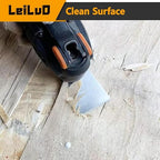 LEILUO 10 Pack Oscillating Tool Blade 8 Rigid and 2 Flexible Multitool Scraper Blades for Caulk Paint Adhesive Removal Compatible with DeWalt Makita Dremel and More