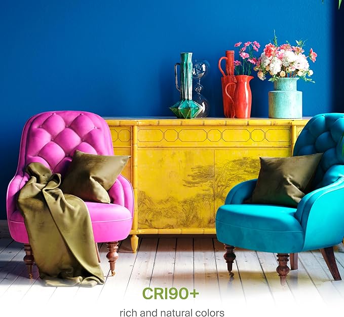 ASD 6 Pack LED Recessed Square Ceiling Light 6 Inch with Round Back, 5 CCT 2700K-5000K, Ultra-Thin Dimmable Wafer Lights with Junction Box, 15W 1266LM Canless Recessed Lighting, Slim LED Downlight, UL