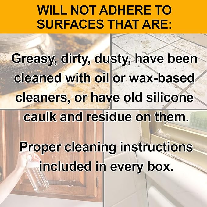 InstaTrim The Original Flexible Trim -10ft Dark Brown 3/4" Wide Caulk Tape - Adhesive Trim with Many Uses Including Caulking for Bathtubs, Sinks, Counters, Tile, Floors - Made in USA