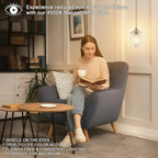 Ralbay 10 Pack Vintage LED Edison Bulbs ST48, 60W Equivalent, Bright Natural White Light 4500K, Clear Glass E26 Medium Base