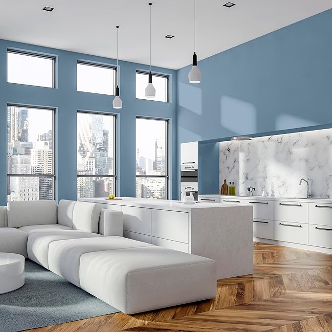 Rust-Oleum Color Spark Interior Paint and Primer in One, Matte, Capri, 1 Gallon