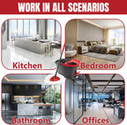 12Pcs Spin Mop Replacement Heads, White Large 360° Easy Wring Spin Mop 100% Microfiber Refill, Easy Cleaning Spin Mop Heads, Deep Clean, Machine Washable for Easy House Cleaning Floor Mopping