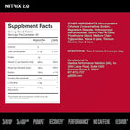 BSN NITRIX 2.0 - Nitric Oxide Precursors, 3g Creatine, 3g L Citrulline - Supports Workout Performance, Pumps, Muscle Recovery and Endurance - 90 Tablets