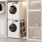 2 Step Ladder, Heavy-Duty Pass 800lb Capacity Test, Wide Anti-Slip Steps & Secure Handrail Compact, Folding Step Stool Portable Design for Home, Kitchen, Office, Pantry, Closet Use, Black