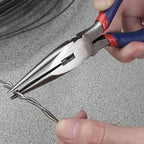 WORKPRO Large Pliers & Wrench Set 6-Piece (10" Water Pump, 10" Slip Joint, 8" Long Nose, 8" Linesman, 6" Diagonal, 8" Adjustable Wrench) for DIY & Home Use, W001329A