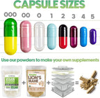 XPRS Nutra Size 3 Empty Capsules - 100 Count Empty Gelatin Capsules - Empty Pill Capsules - DIY Capsule Filling - Pure Bovine Pill Capsules Empty Gel Caps (Black/Red)
