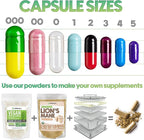 XPRS Nutra Size 3 Empty Capsules - 1000 Count Empty Gelatin Capsules - Empty Pill Capsules - DIY Capsule Filling - Pure Bovine Pill Capsules Empty Gel Caps (Blue/White)