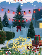 50 Pack C7 Red Christmas Light Bulbs, 5W Ceramic Incandescent Replacement Bulbs for Outdoor String Lights, C7 Christmas Night Light Bulbs for Porch Patio Garden Holiday Decor, E12 Intermediate Base