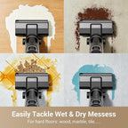 DREAME G10 Wet Dry Vacuum Cleaner, Cordless Vacuum Mop All in One with Auto Self-Cleaning, Up to 30 Mins Runtime, Cordless Floor Cleaner Machine for Hard Floors, Edge Cleaning Wet Dry Vacuum