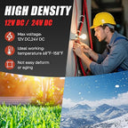 14 Gauge Wire, 14 AWG Electrical Wire Cable, 2 Conductors Red Black Wire, Copper Clad Aluminum(CCA) Flexible PVC Extension Cord for Speaker, Hookup LED Strips, Automotive 12V/24V DC (50FT)