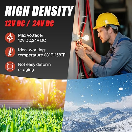 14 Gauge Wire, 14 AWG Electrical Wire Cable, 2 Conductors Red Black Wire, Copper Clad Aluminum(CCA) Flexible PVC Extension Cord for Speaker, Hookup LED Strips, Automotive 12V/24V DC (50FT)