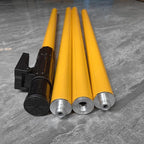 13.8 Ft/4.2 M Laser Level Pole, Multi functional fine-tuning gimbal, 1/4adapter, 5/8 "-11 nut for rotary and linear lasers