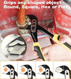 DOWELL Pliers Set - 6-Piece Kit with Groove Joint, Adjustable Wrench, Combination, Locking & Long Nose Diagonal Cutting Pliers