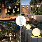 12 Pack 18 Watt T5 T10 Landscape Light Bulbs,12 Volt Low Voltage Clear Incandescent Light Bulb for Outdoor Landscape Lighting,RV, Under Cabinet Light Bulbs,Warm White Wedge Bulb