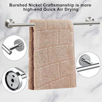 Cilee 8 Piece Polished Chrome Bathroom Hardware Set, 24inch Bathroom Towel bar+Towel Ring+Toilet Paper Holder+ Robe Towel Hook, SUS304 Stainless Steel Bathroom Accessory Set