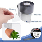 MoHern 2 in x 49 FT Window Screen Repair Kit, Screen Repair Tape Magic Mesh, Strong Adhesive, Waterproof, High Viscosity Screen Patch Repair Kit, Black