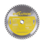 Evolution Power Tools 8BLADESS Stainless Steel Cutting Saw Blade, 8-Inch x 54-Tooth, Yellow