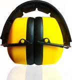 DECIBEL DEFENSE Professional Safety Ear Muffs - 37dB NRR - The HIGHEST Rated & MOST COMFORTABLE Ear Protection for Shooting & Industrial Use - PROFESSIONAL HEARING PROTECTION (SAFETY YELLOW)