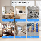 Gas Leak Detector, Natural Gas Alarm for Home & RV, Plug-in Propane Detector Monitor with Audible & Visual Alarm, AC 110V-240V, White Color