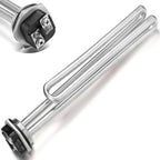 Mornajina 02582 Electric Water Heater Elements 4500W 240V, Hot Water Heater Replacement Parts Screw-in RV Hot Water Heater Fit Most Models, Foldback Type