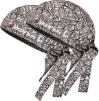 ARCCAPTAIN 2PC Welding Cap, Protective Welders Cap, Welding Hats for Men, Fireproof Cotton and Durable for Safety, Dollar, L Size